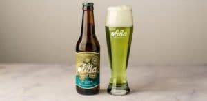 Oliba, cerveza artesanal verde de aceite de oliva.